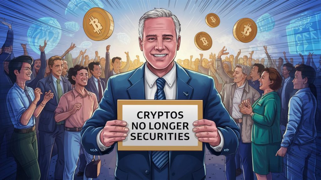 SEC thay doi quan diem ve viec xem crypto la chung khoan